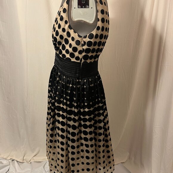 Anthropologie Burlapp Art Deco Inspired Optical Illusion Dress (Size 10) - Picture 3 of 7